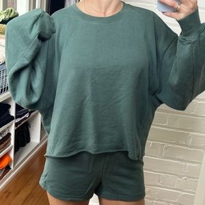 Aritzia TNA Shorts Sweatsuit